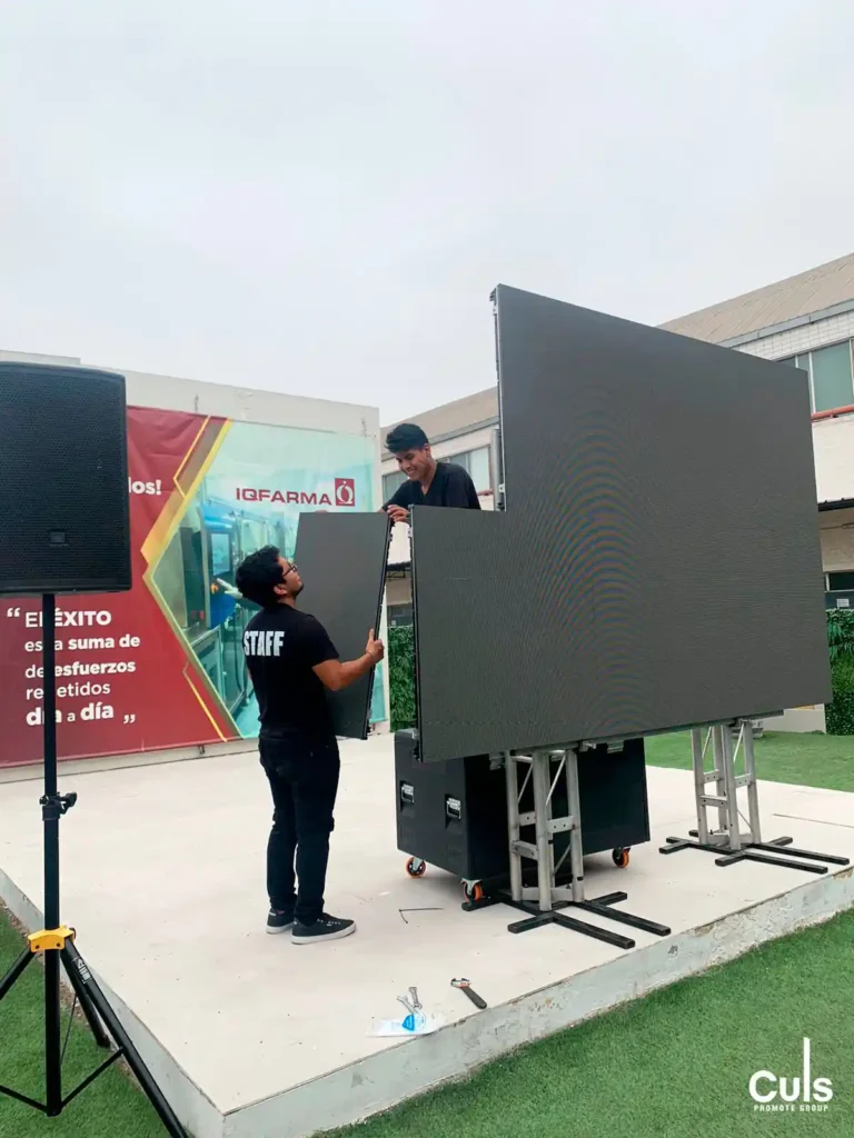 alquiler pantalla led culs en impala 5